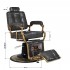 Gabbiano Boss HD Old Leather black barber chair Gabbiano Boss HD Old Leather black barber chair