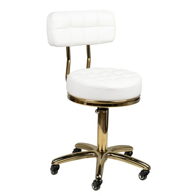 Cosmetic stool Gold AM-961 white Cosmetic stool Gold AM-961 white
