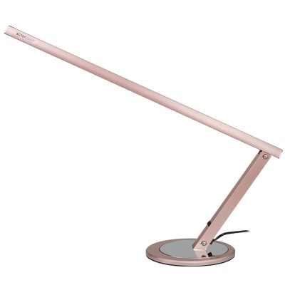Slim led desk lamp rose gold