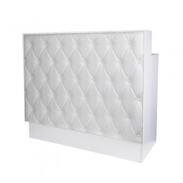 Gabbiano reception desk Pearl white