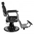 Gabbiano barber chair Giulio Silver black