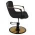 Gabbiano styling chair gold bologna black