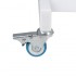 Basic 210 white hydraulic cosmetic chair on wheels