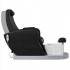 Azzurro 016A black pedicure spa chair with hydromassage