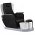 Azzurro 016A black pedicure spa chair with hydromassage