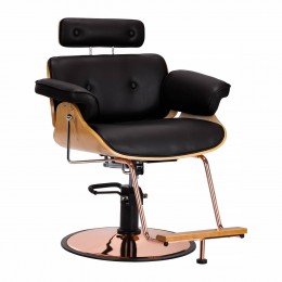 Gabbiano Florence hairdressing chair with adjustable headrest black