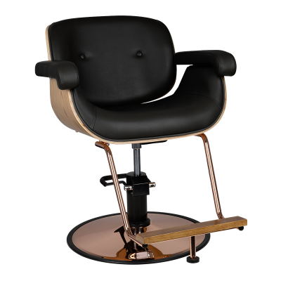Gabbiano hairdressing chair Venice black