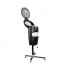 Gabbiano standing hairdressing sauna black with active ozone