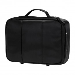 Barber's hairdressing case, black material