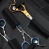 Barber's hairdressing case, black material