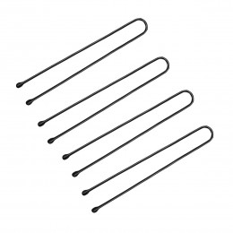 Hairdressing hair buns E-63 150 pcs. 4.9 cm black