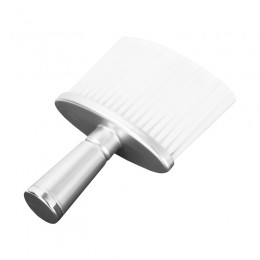 Silver neck hairdressing brush