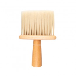 Wooden neck hairdressing brush