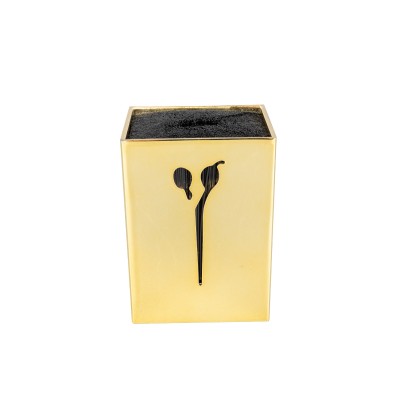 Hairdressing scissors stand gold
