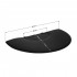 Semi-circle hairdressing chair mat