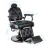 Gabbiano barber chair Pietro black