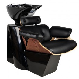 Gabbiano hairdresser's wash Florence black walnut