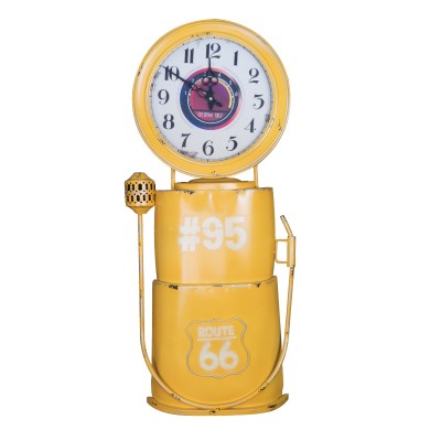 Clock decoration distributor yellow