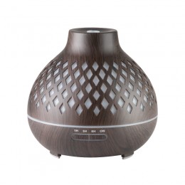 Aroma diffuser air humidifier spa 10 dark wood 400 ml + timer