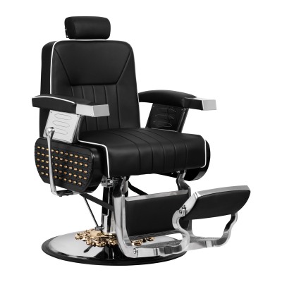 Gabbiano barber chair Livio black