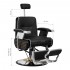 Gabbiano barber chair Livio black