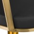 Gabbiano hairdressing chair Arras gold black