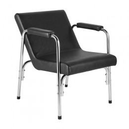 Gabbiano hairdresser wash chair black
