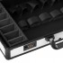 Barber's suitcase, black and white