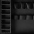Barber's suitcase, black and white