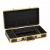 Black and gold barber suitcase