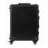 Portable case with speakers black