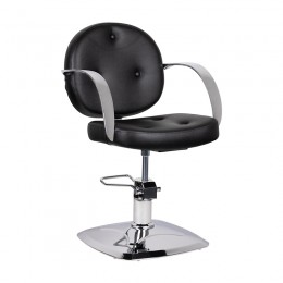 Gabbiano hairdressing chair Asti black
