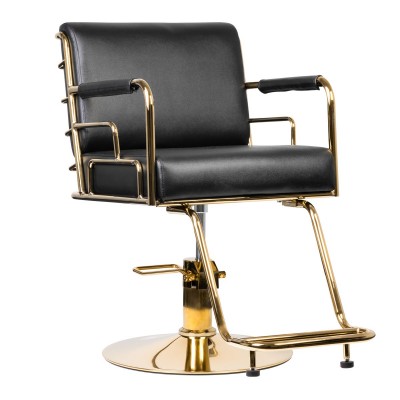 Gabbiano Prato hairdressing chair gold - black Gabbiano Prato hairdressing chair gold - black
