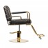 Gabbiano Prato hairdressing chair gold - black Gabbiano Prato hairdressing chair gold - black