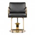 Gabbiano Prato hairdressing chair gold - black Gabbiano Prato hairdressing chair gold - black