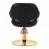 Gabbiano hairdressing chair Parma gold black