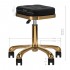 Cosmetic stool M-1645 gold black