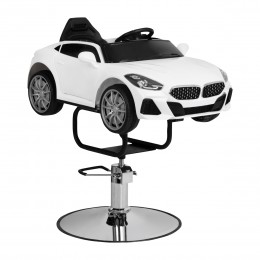 Hairdressing chair for children car BM white
