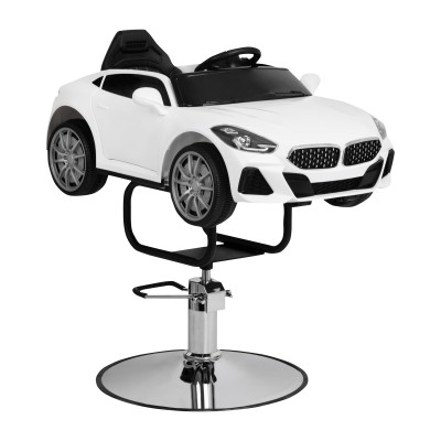 Hairdressing chair for children car BM white