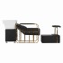 Gabbiano Mayka hairdressing wash station gold black