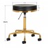 Cosmetic stool H4 gold black