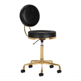 Cosmetic stool H5 gold black