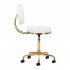 Cosmetic stool H5 gold white