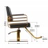 Gabbiano hairdressing chair Avila gold black Gabbiano hairdressing chair Avila gold black