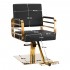 Gabbiano hairdressing chair Avila gold black Gabbiano hairdressing chair Avila gold black