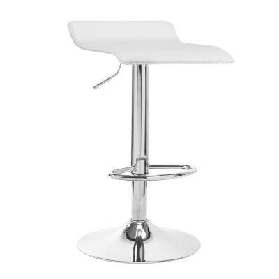 4Rico Bar stool QS-B08 eco leather white
