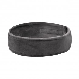 Cosmetic headband velvet gray
