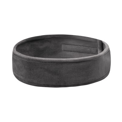 Cosmetic headband velvet gray