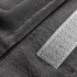 Cosmetic headband velvet gray
