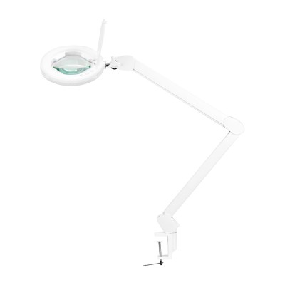 Glow 8021 LED magnifying glass lamp for countertop, adjustable light color Glow 8021 LED magnifying glass lamp for countertop, adjustable light color